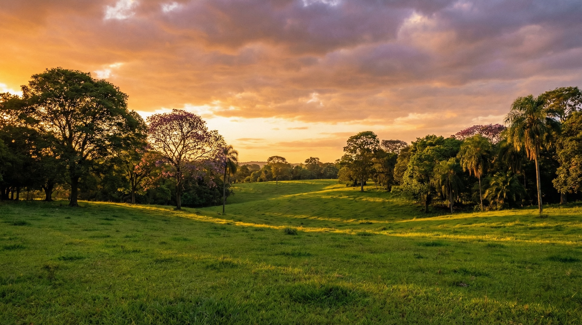 Leeres Baugrundstück in der Natur von Altos Paraguay