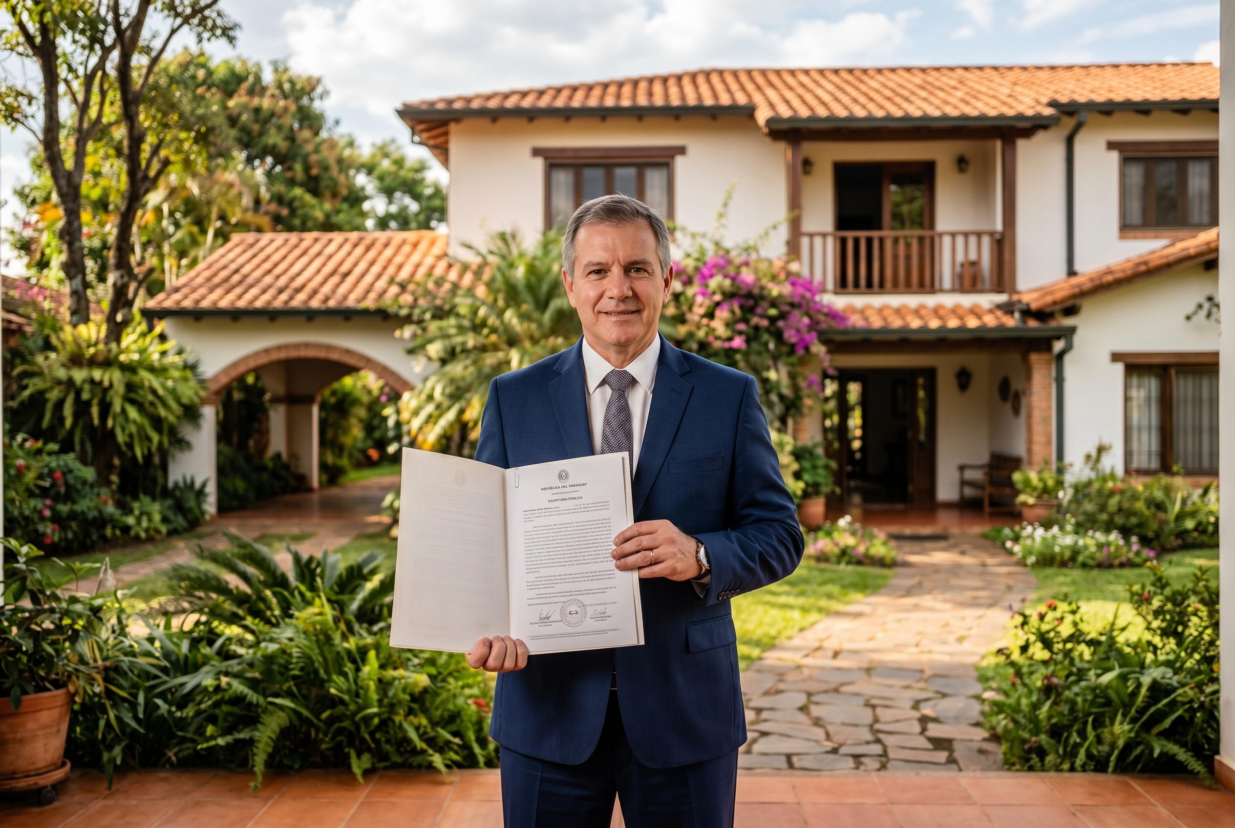 Sicherer Hauskauf in Paraguay – Notar prüft Dokumente.Häuser-Wohnungen-Paraguay-Heppner-Lotes